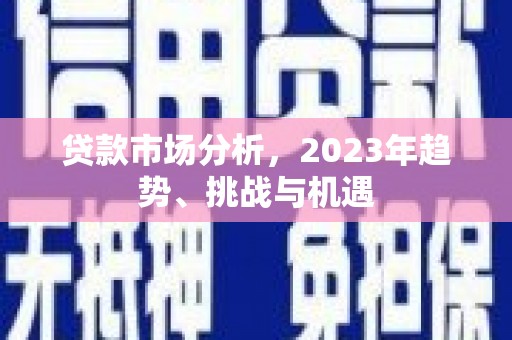 乌马河贷款市场分析，2023年趋势、挑战与机遇