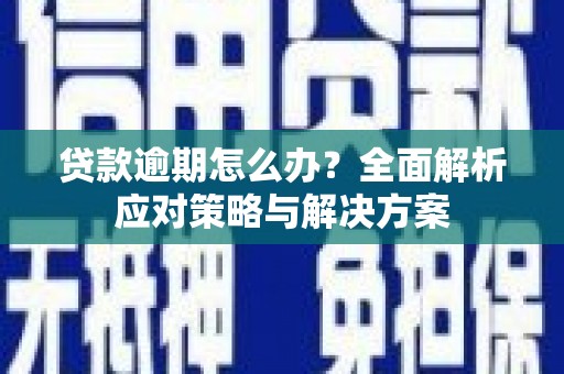 乌马河贷款逾期怎么办？全面解析应对策略与解决方案