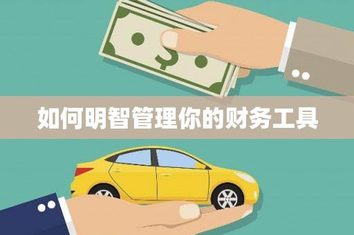 乌马河如何明智管理你的财务工具