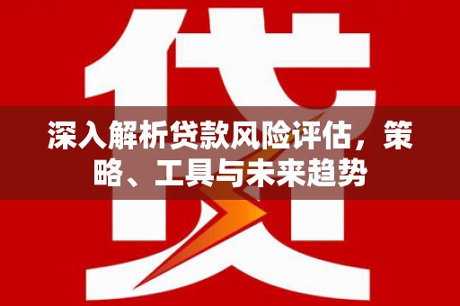 乌马河深入解析贷款风险评估，策略、工具与未来趋势