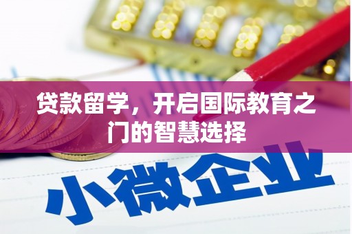乌马河贷款留学，开启国际教育之门的智慧选择