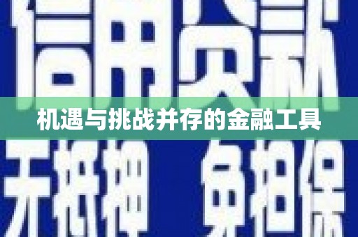 乌马河机遇与挑战并存的金融工具