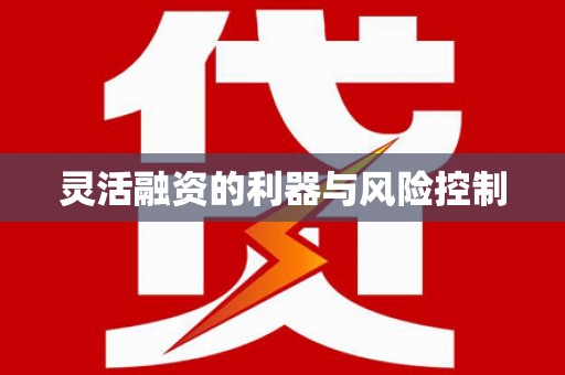乌马河灵活融资的利器与风险控制