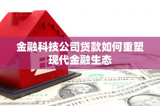 乌马河金融科技公司贷款如何重塑现代金融生态