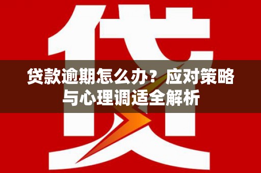乌马河贷款逾期怎么办？应对策略与心理调适全解析